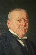 Oil painting portrait of Emil Belzer. The picture is being hosted by the Staatsarchiv Sigmaringen. unknow artist